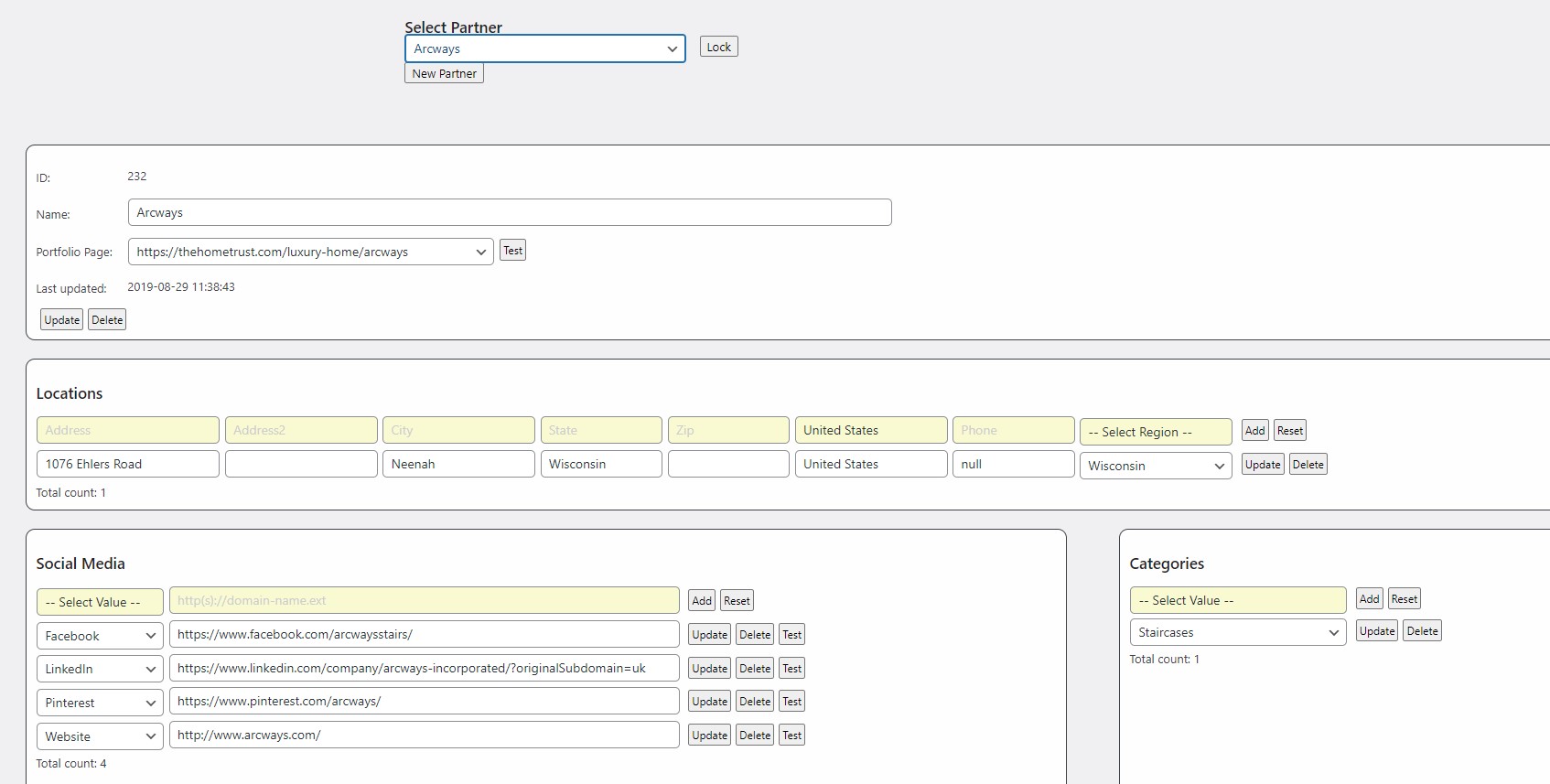 Custom business directory for WordPress